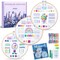 ETSPIL 3 Pack Embroidery Kit for Beginners and Adults,Learn 33 Stitches with DIY Stamped Flower Patterns – Includes Hoop, Color Threads, Tools, and Step-by-Step Instructions with Video Tutorials
